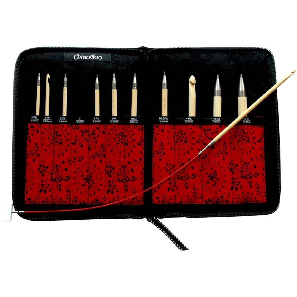 ChiaoGoo T-SPIN Interchangeable Tunisian Crochet Hook Set