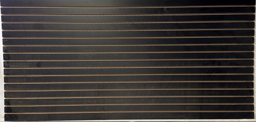 4'x8' Black Slatwall Panel