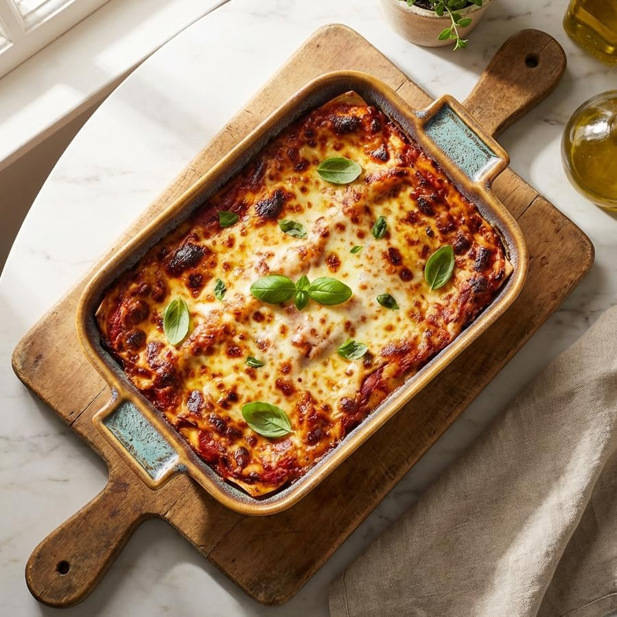 Baking Dish Ceramic Baking Dish、Rectangular Baking Pans Set、Double Handles Suita
