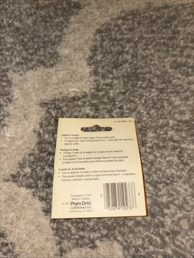 New Sealed Dritz Quilter's Guard