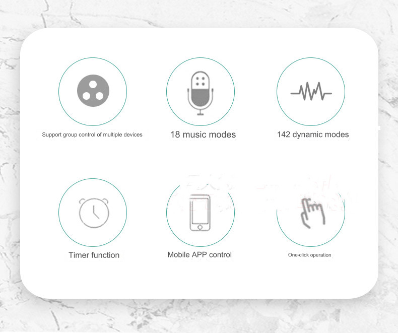 SP611E Led Light Music Controller Group Bluetooth Customizable Smart LED strip