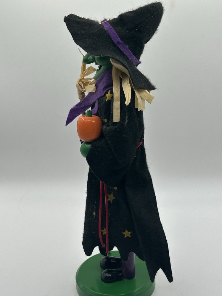 Halloween Nutcracker Wooden Witch 2011 Target 14”