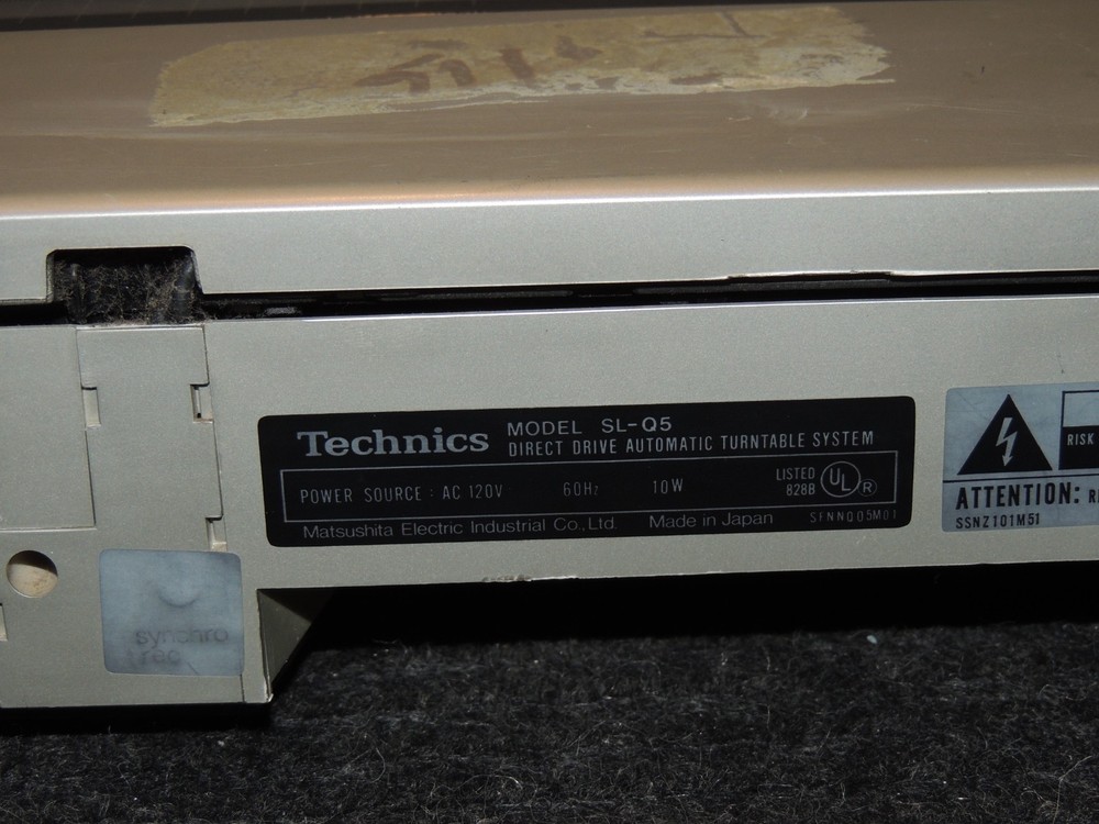 Technics Direct Drive Automatic Turntable System SL-Q