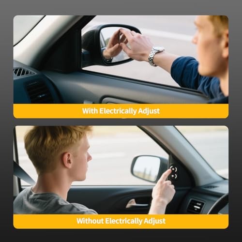Driver Side Mirror Assembly Compatible with Accord 4-Door 1998-2002 Side Left