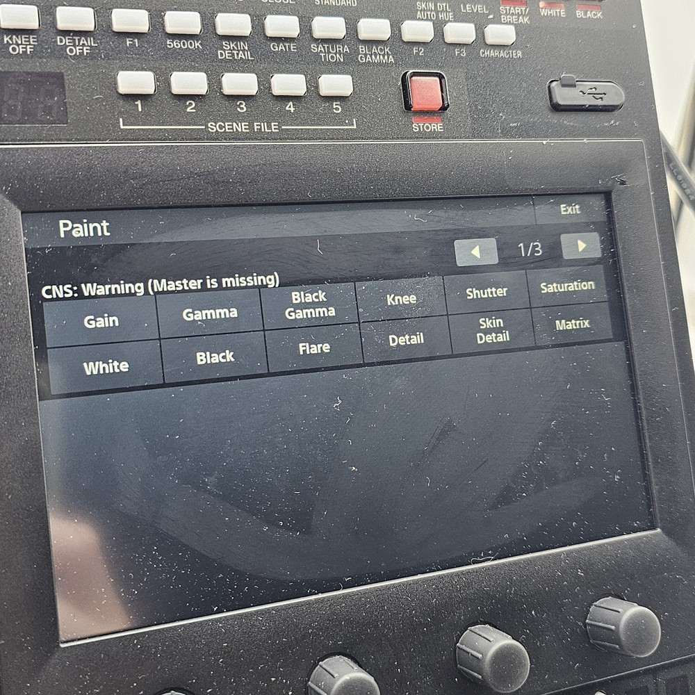 Sony MSU-3500 Master Setup Unit Half Rack Multi Camera Remote