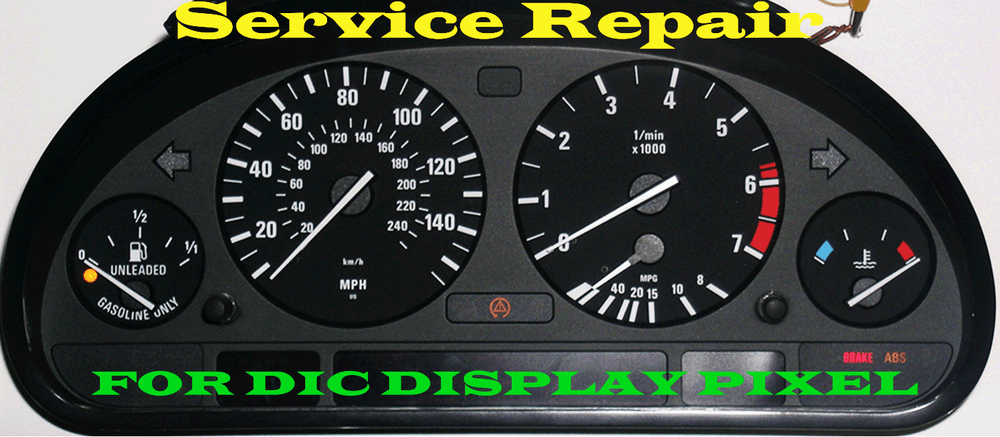 BMW E38 E39 M5 X5 5 SERIES 7 SERIES CLUSTER SOFTWARE & ODOMETER CALIBRATION