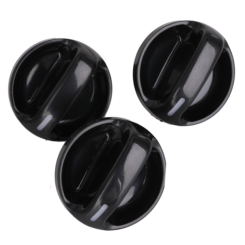 3 pack Fit for Toyota Tundra Truck 2000-06 Control Knobs Dials Heater A/C Fan