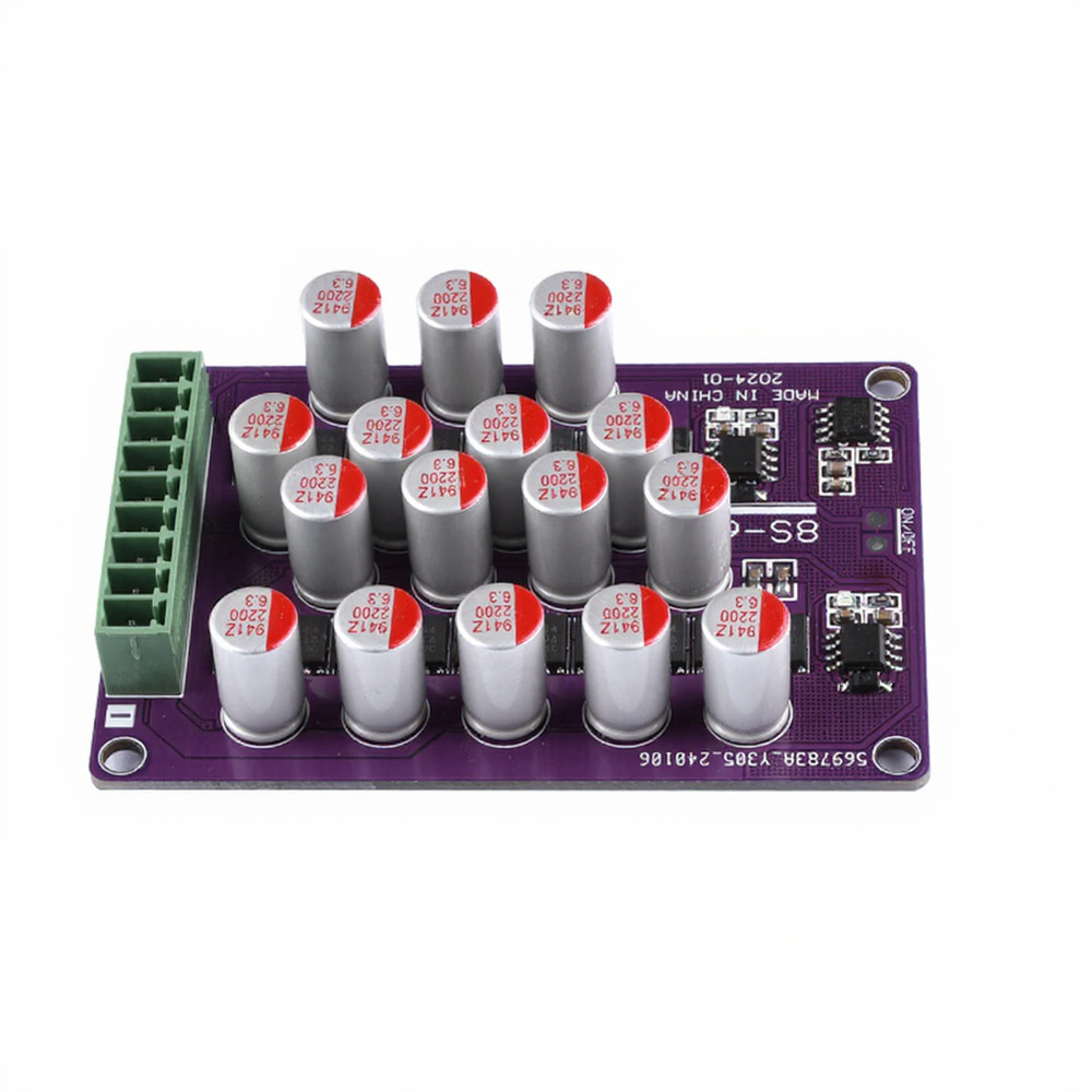 Lithium Battery Equalizer Board 6A Max Balancing Current 2.5V 4.4V Support