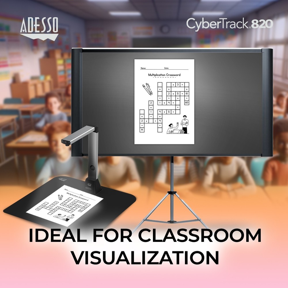 4K 8MP Document Camera Classroom Projector for Teachers Banks