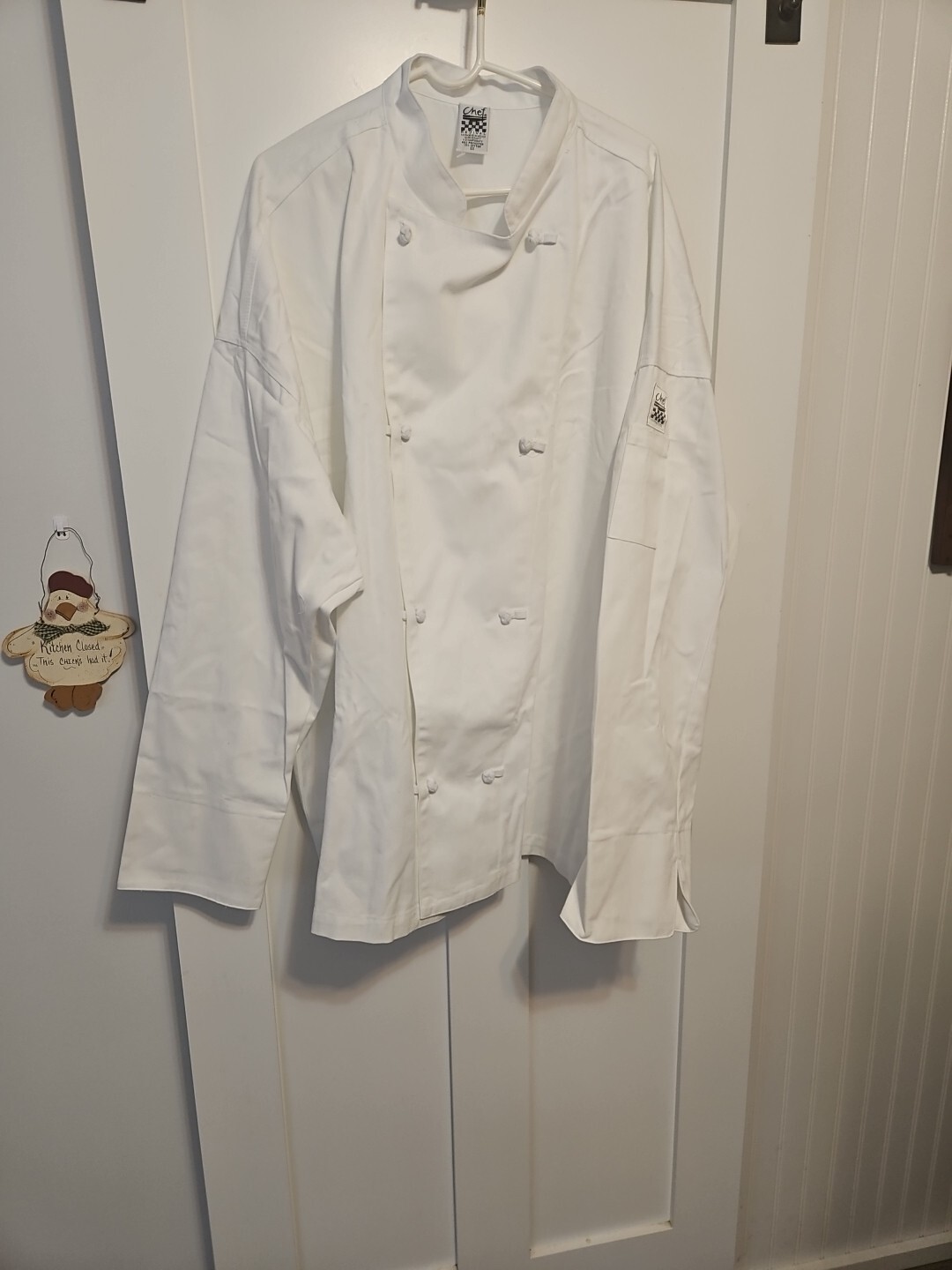 Chef Revival White Long Sleeve Chef Coat - XXXXXL New With Out Tags