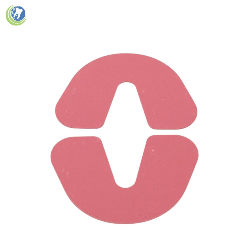 Dental Lab Shellac Base Plates Lower Single Thickness Pink Bite Registration 100