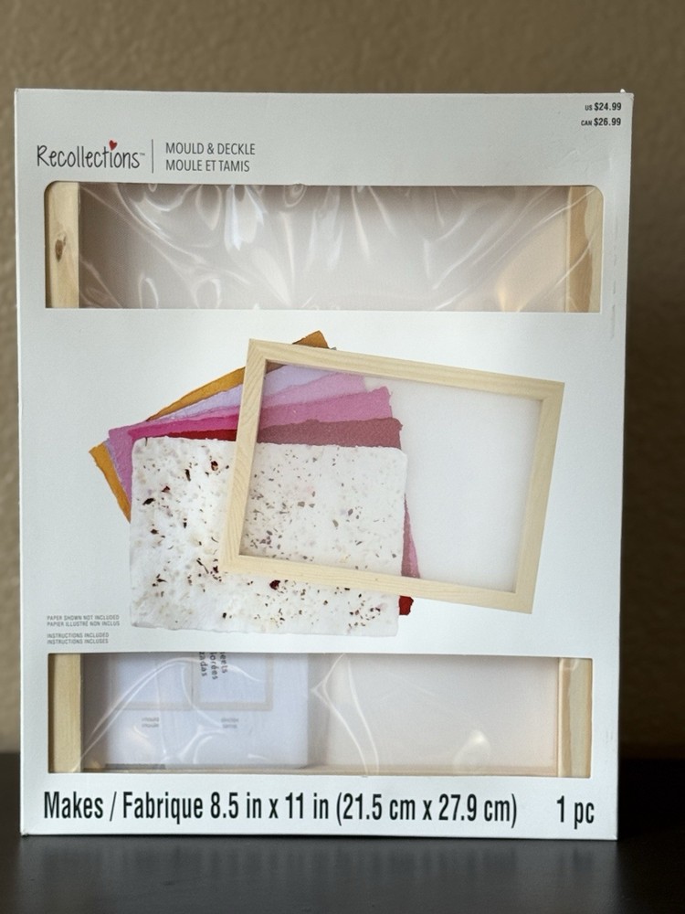 Recollections Papermaking Complete Bundle Mold Deckle Absorption Kit Templates