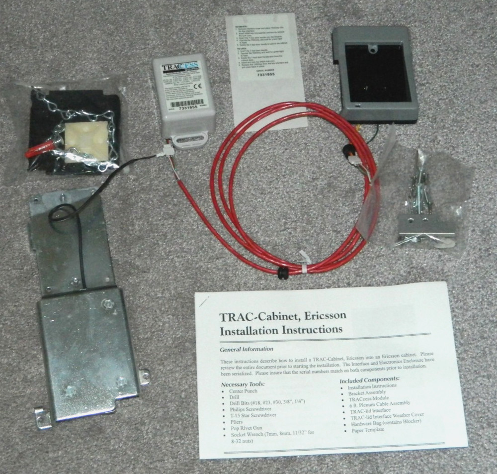 Never Used Traccess TRAC-Cabinet, Ericsson Electronic Lockset