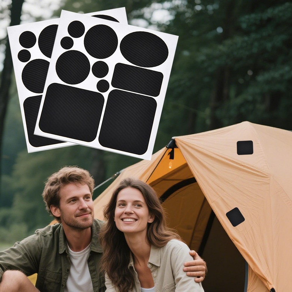 Down Jacket Patch 6 Pieces Self Adhesive Waterproof Nylon Patches