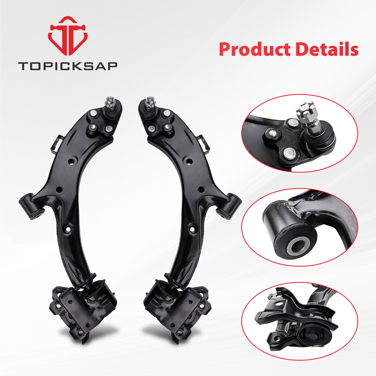 12pc CRV Control Arm Suspension Kit Ball Joint Tie rod Set for Honda CR-V 07-11