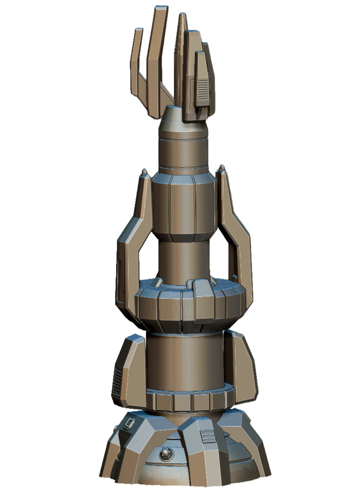 Laser Terrain - Terran Sensor Tower - Compatible with Starcraft & Warhammer 40k