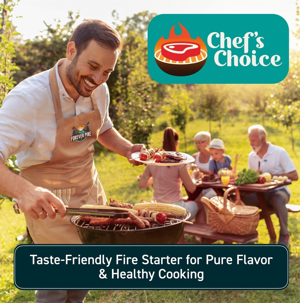 Fire Starter Cubes, 160 pcs - Value Pack - Firestarter Squares for Fireplace,...