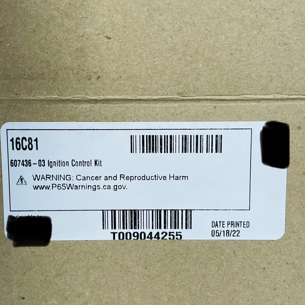 607436-03 IGNITION CONTROL KIT 16C81