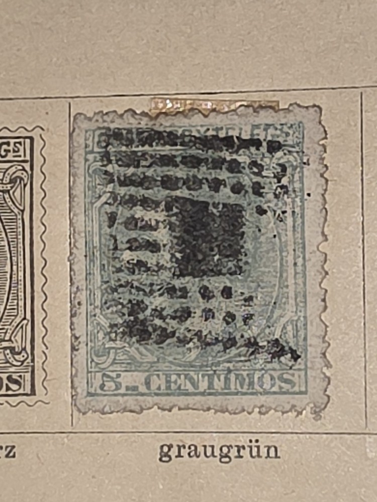 Foreign Spanien 5c Stamp Used - #I217