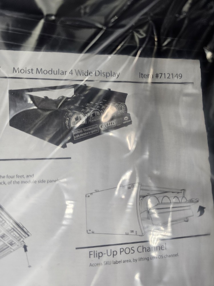 Master Case 712149 MOIST MODULAR FOUR WIDE DISPLAY