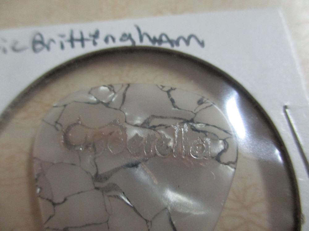 CINDERELLA ERIC BRITTINGHAM AUTHENTIC GUITAR PICK