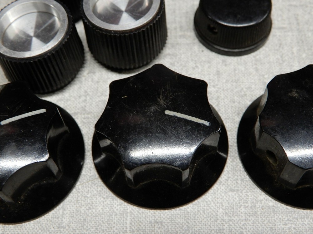 Fluted Skirted Crank and Other knobs Shown Total Qty 11 Stereo Too