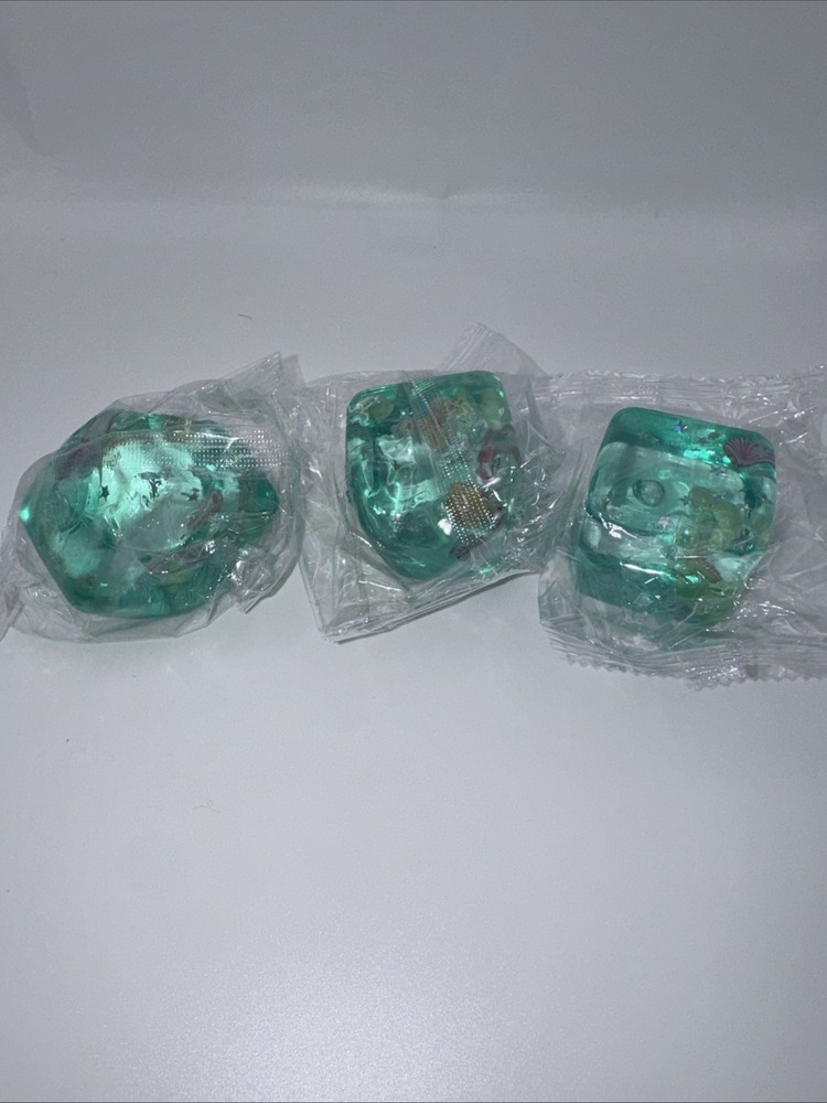 Squishy Shell Filled Cubes Scented Set of 3 New