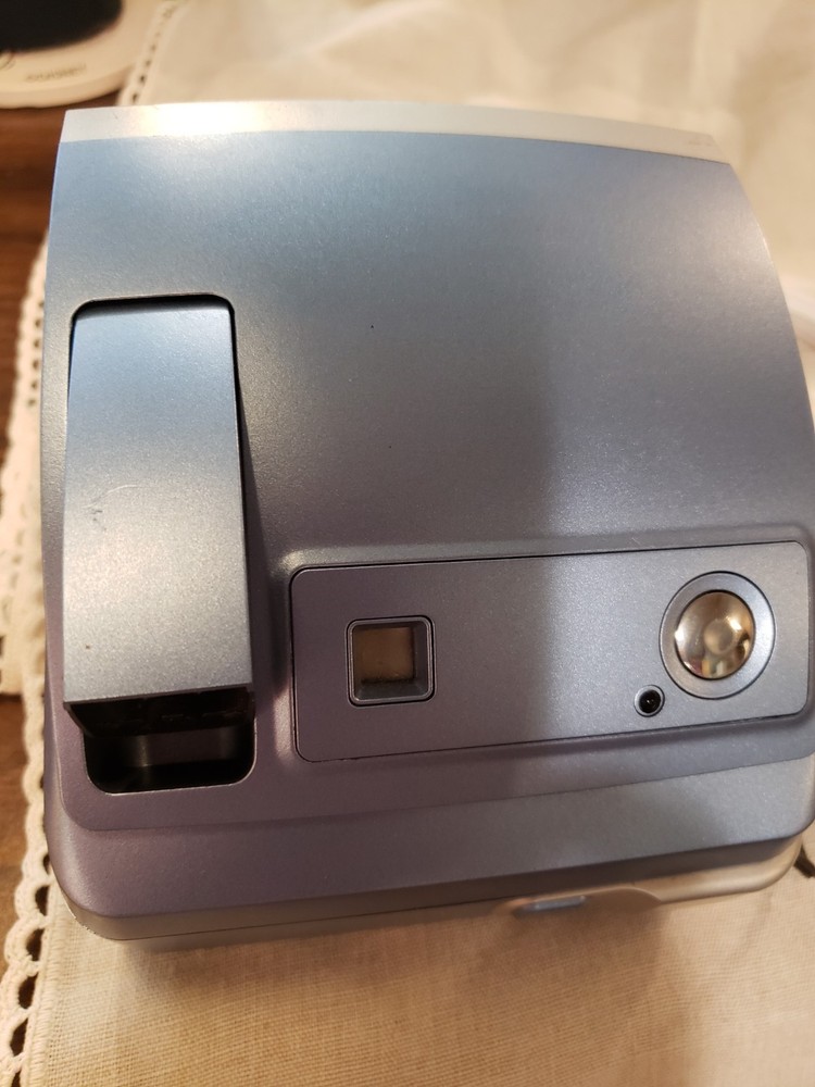 Polaroid One600 Folding Instant Camera | Blue/Silver | UNTESTED