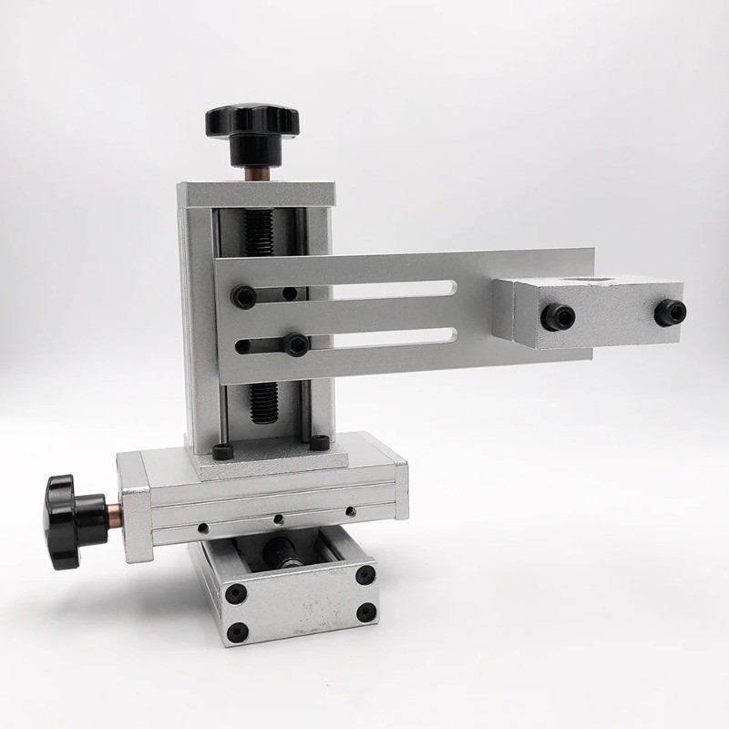 Three-Dimensional Cross-Axis Micro-Adjustment Manual Dovetail Support Slide