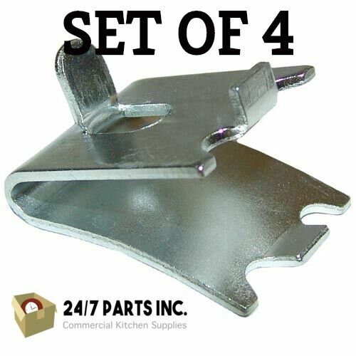Pack Of 4 Commercial Refrigerator or Freezer Shelf Support Clip