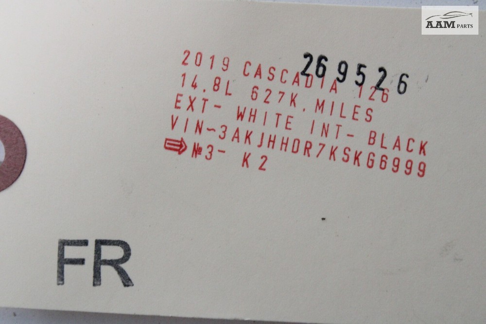 2018-2024 FREIGHTLINER CASCADIA FRONT RIGHT BUMPER SPLASH SHIELD BRACKET OEM