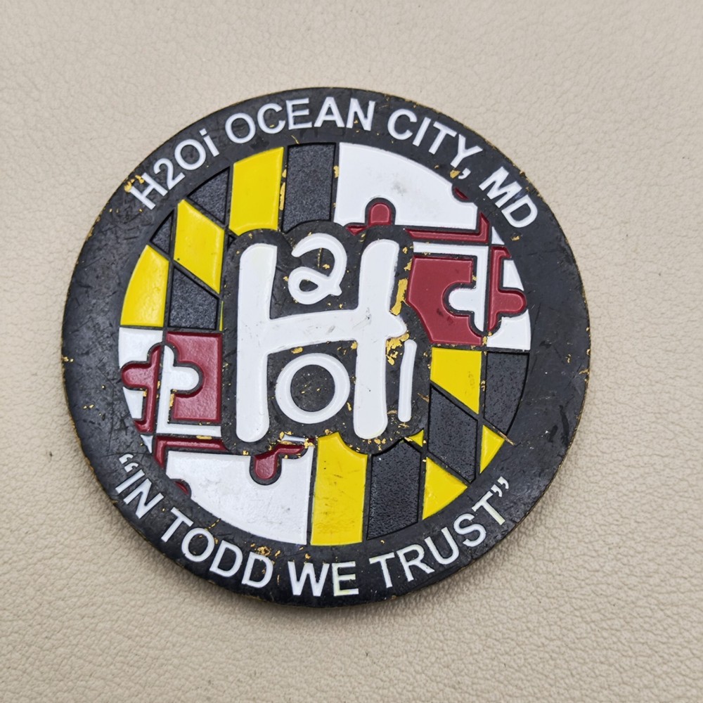 H2oi Ocean City Md Challenge Coin