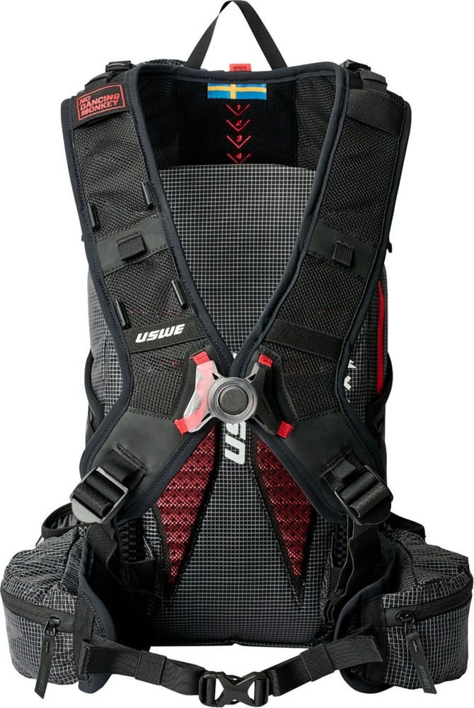 USWE 30L Daypack Rolltop Backpack Black