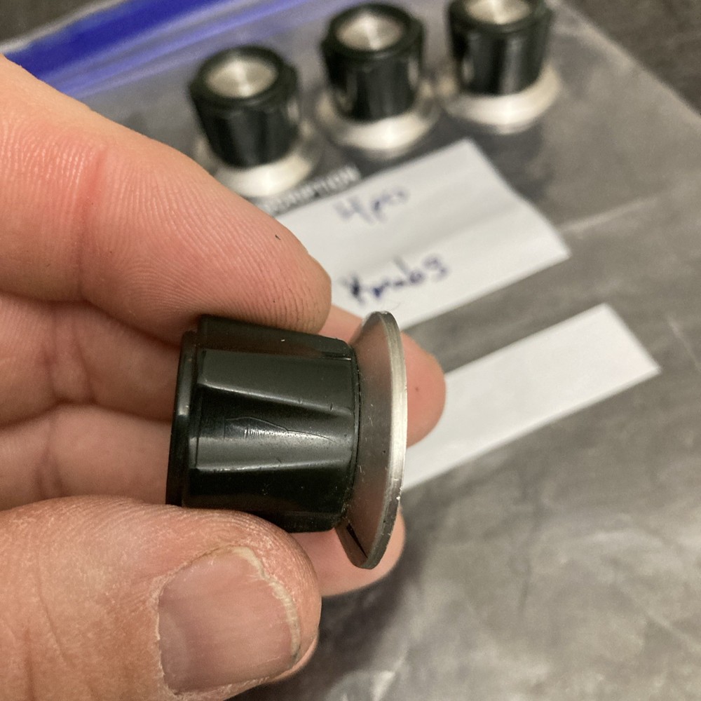 Heathkit Knobs For SB or HW 4pcs Black