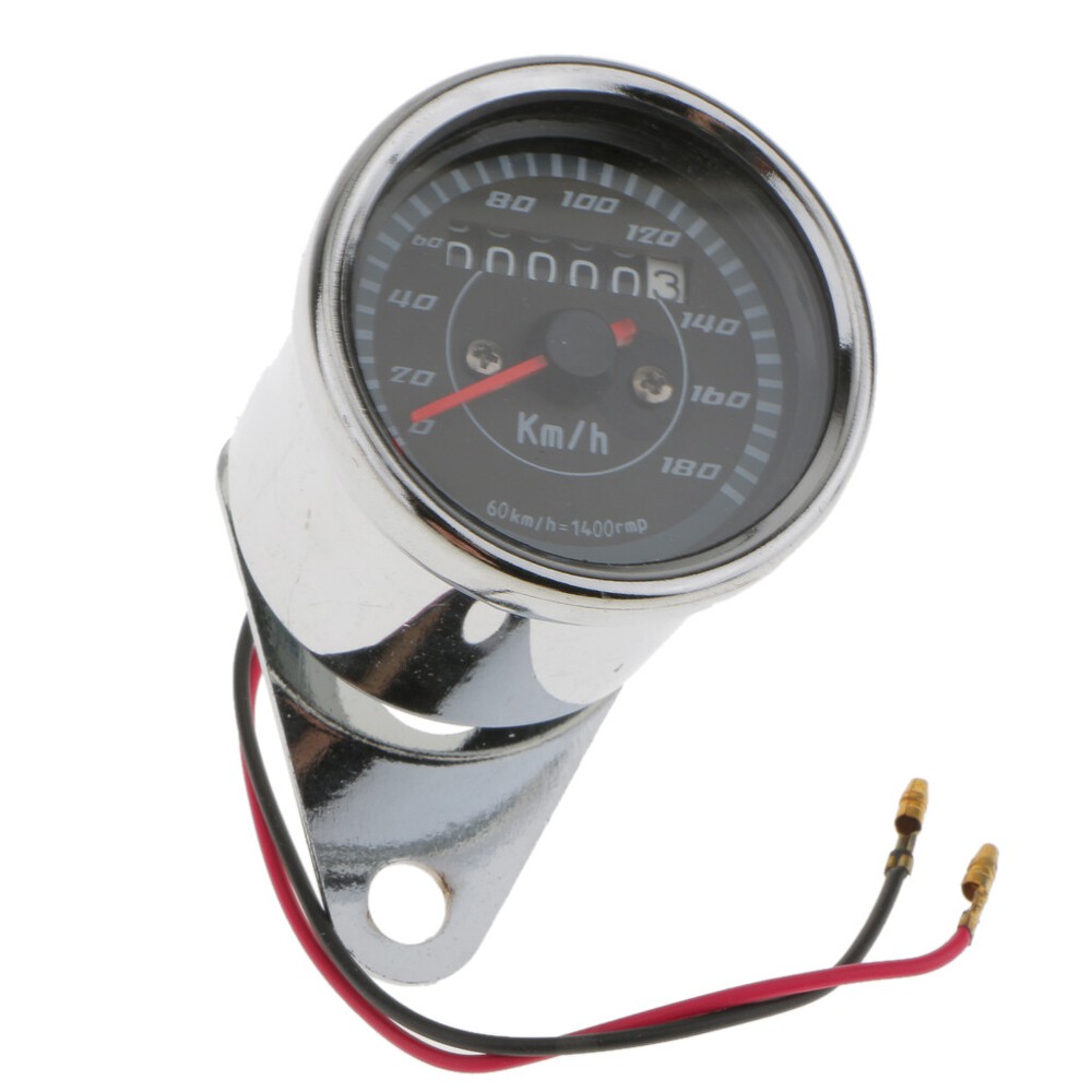 Universal Motorcycle Dual Gauge For