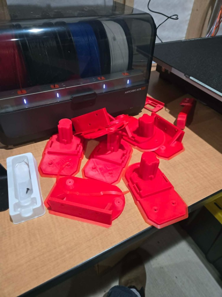 Ryobi 18v Tool Holder Wall Mount Two pack, Left Facing