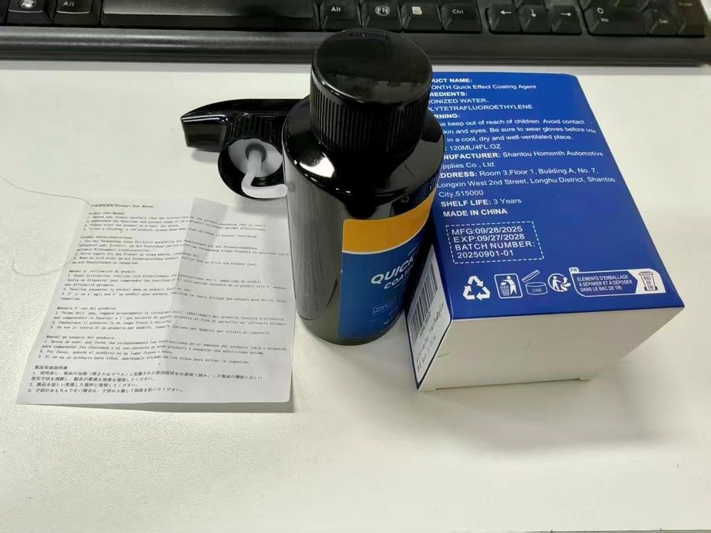 2 Pack Auto Detailing Spray Ceramic Quick Shine Coating