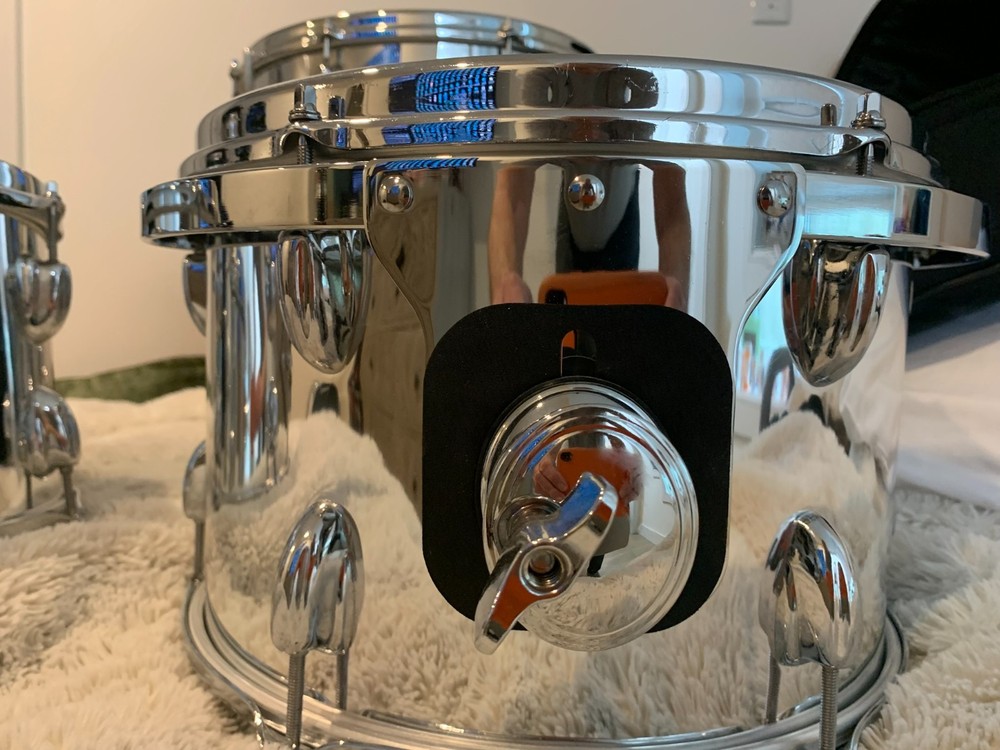 Slingerland Mirror (Chrome) 4-piece drum set