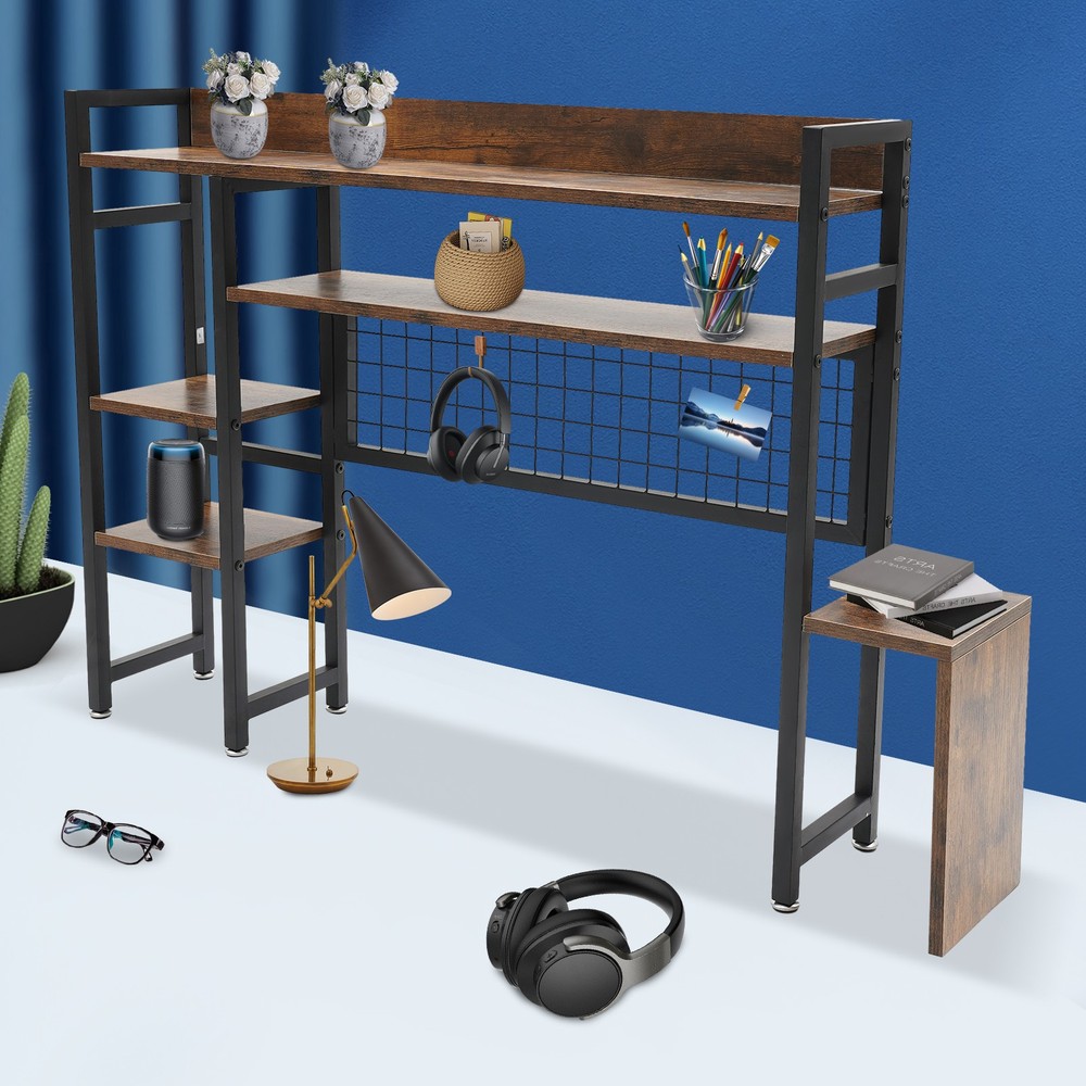 Desktop Bookshelf, Multipurpose Countertop Display Shelf, Bookcase Organizer