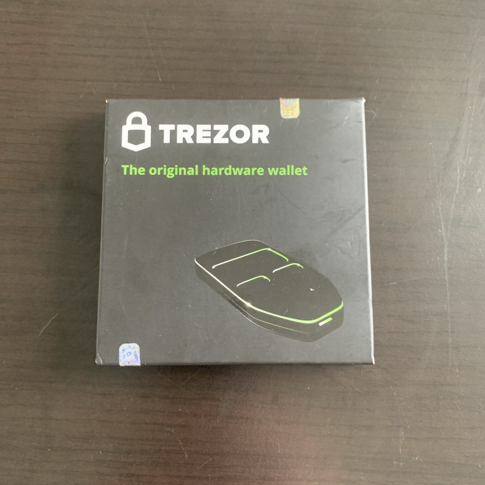Trezor Model One Hardware Wallet - Secure Crypto Storage for BTC, ETH & More