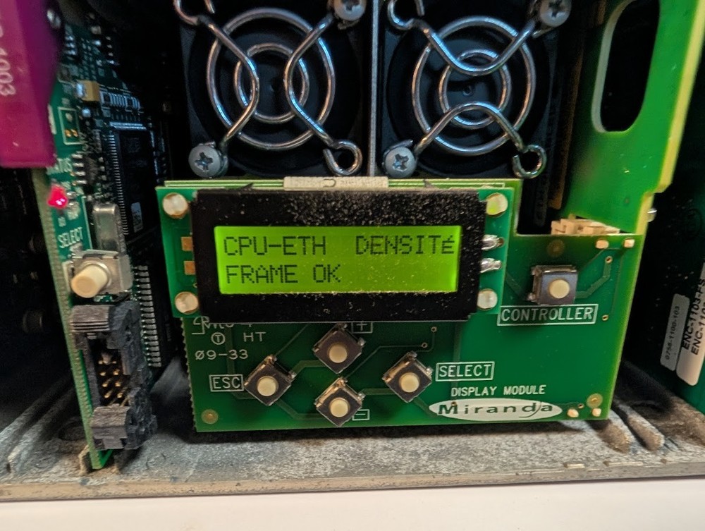 Miranda Grass Valley Densite 2 w/ 5x DEC-1003 & 2xz ENC-1103 Encoder-Decoder