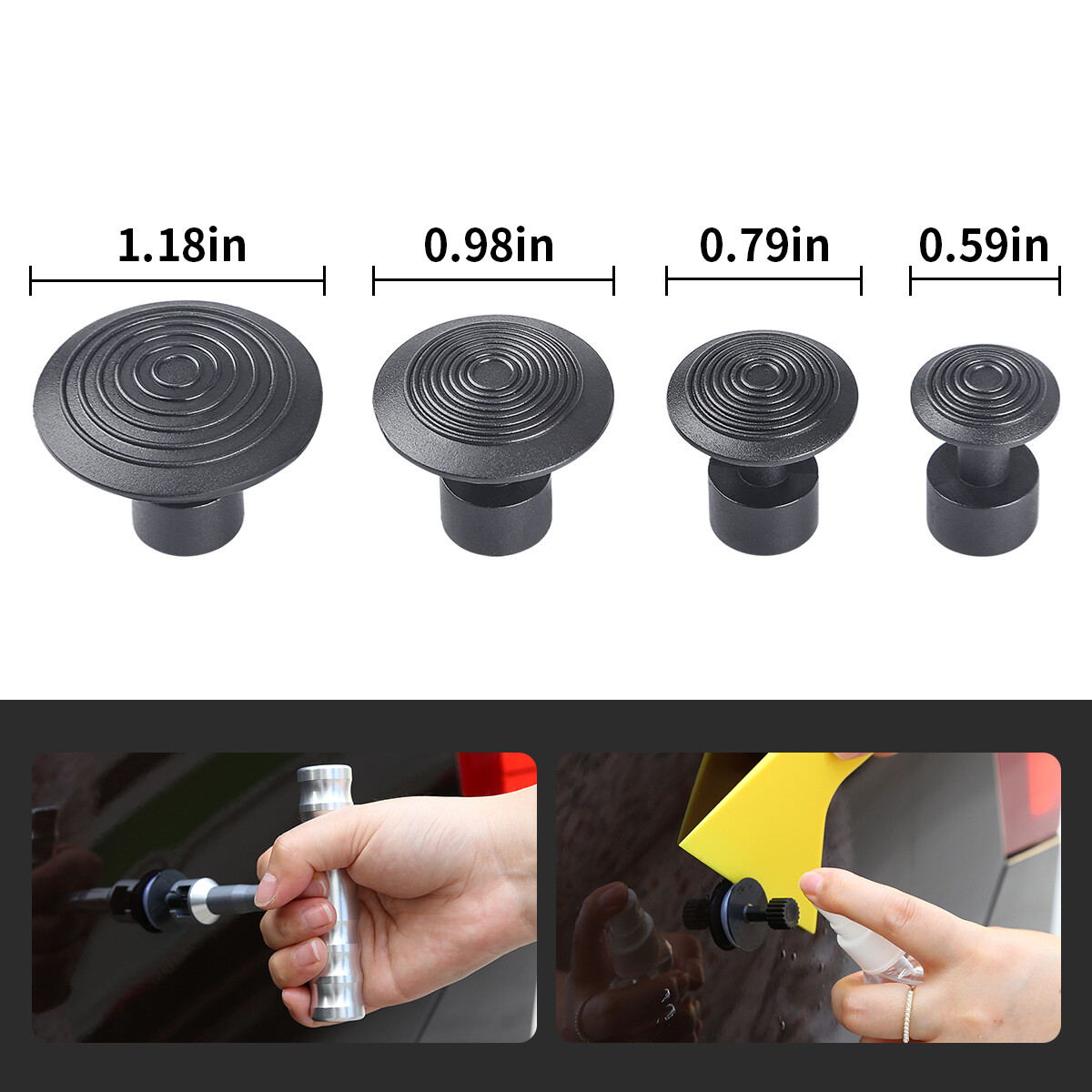 PDR 73PCS Car Body Dent Puller Bridge Lifter Paintless Hail Remover Repair Kit