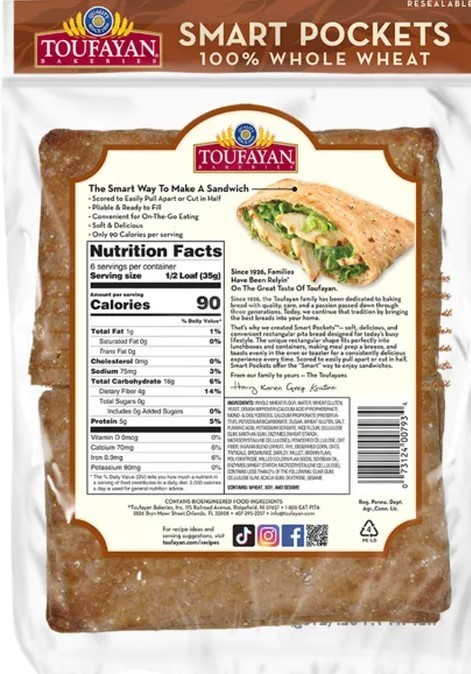 4 PACK TOUFAYAN SMART POCKET ASSORTED