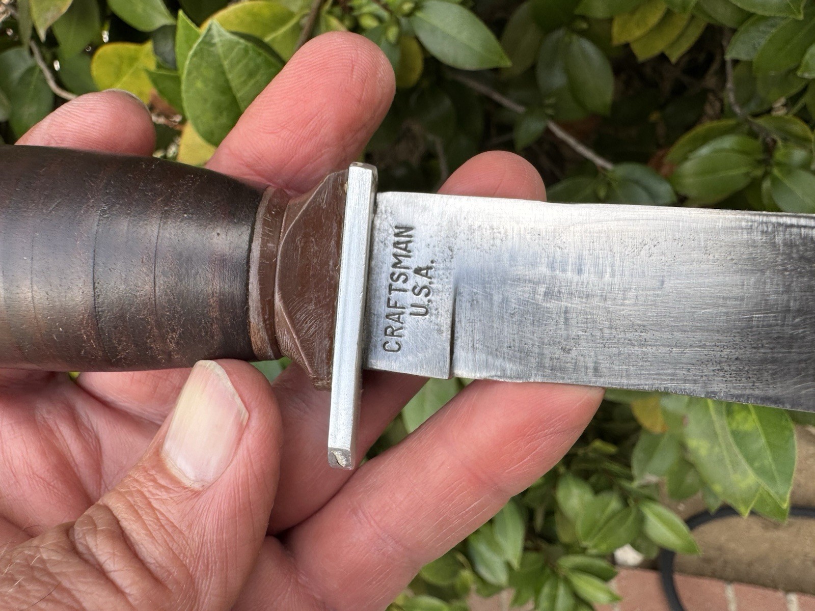 Craftsman USA Vintage Fixed Blade Hunting Knife Schrade