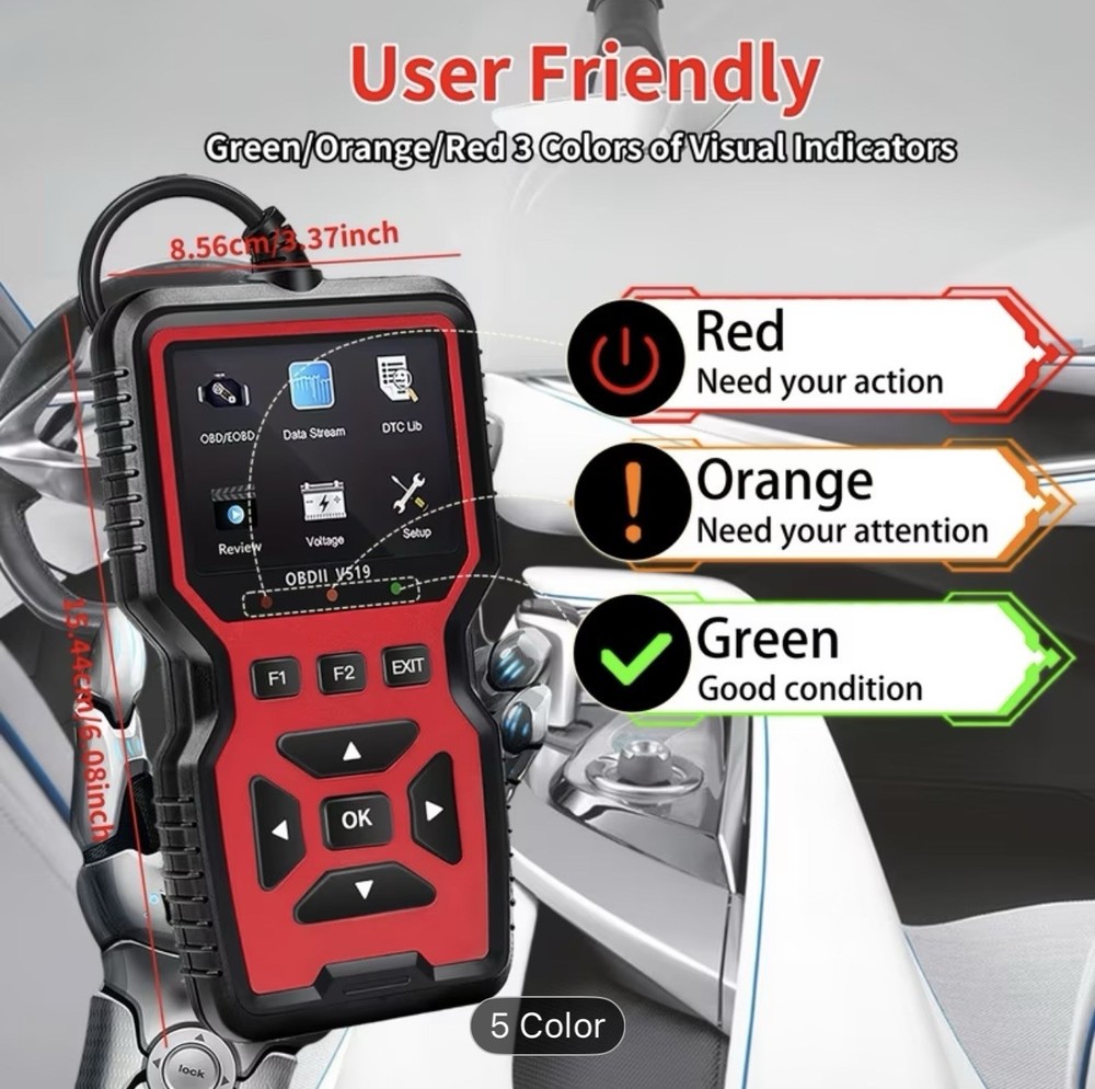 NEW Upgraded OBD2 Scanner Code Reader Car Check Engine Fault Diagnostic Tool