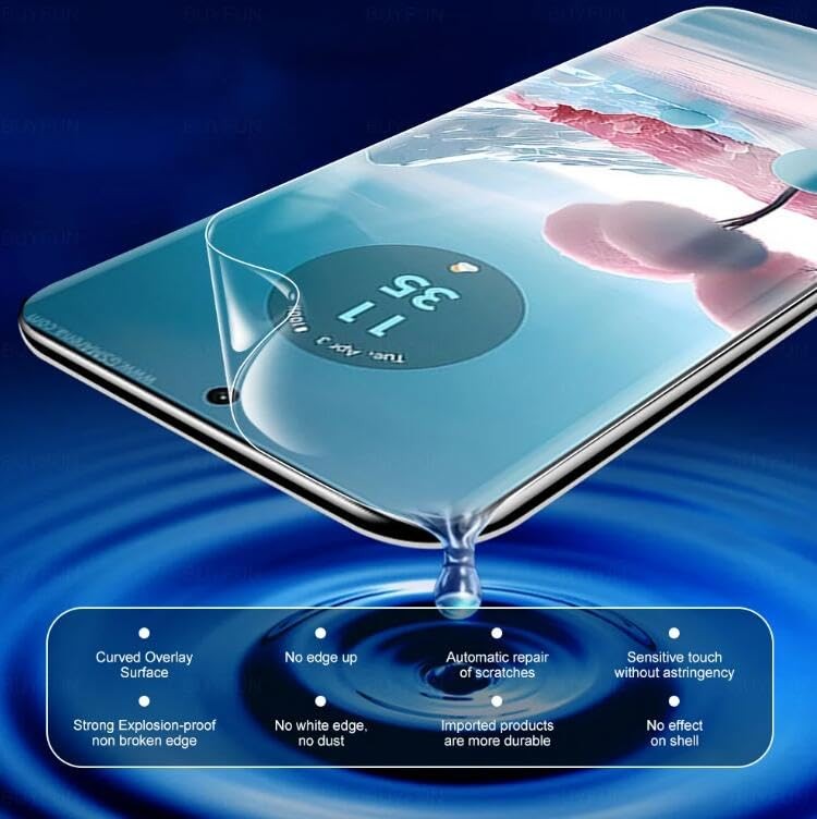 [2 Pack] Hydrogel Flexible Screen Protector for Motorola Edge (2025), Upgraded