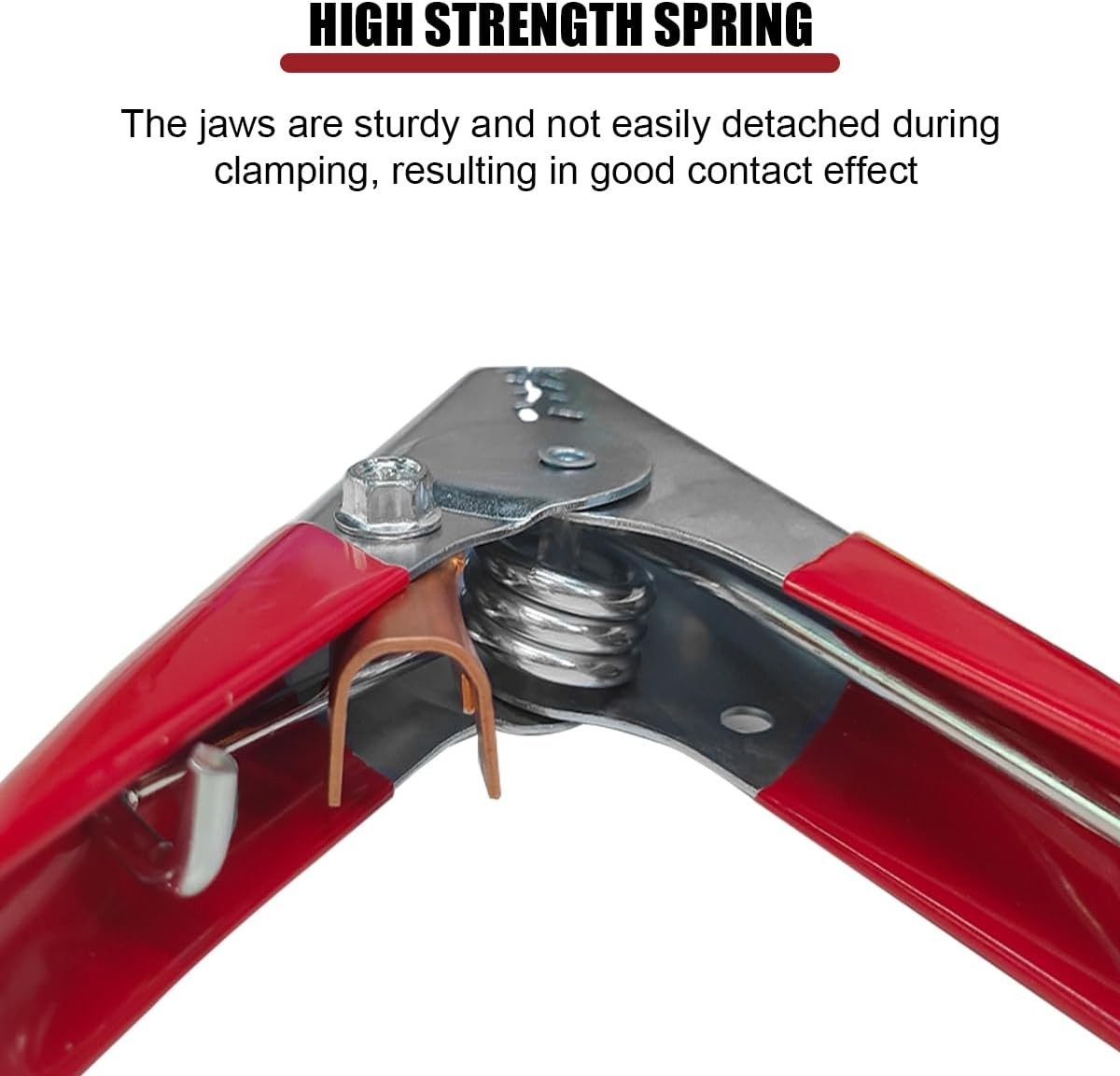 Heavy-Duty 2PCS Alligator Clips - Versatile Jumper Cable Clamps for All Vehicles