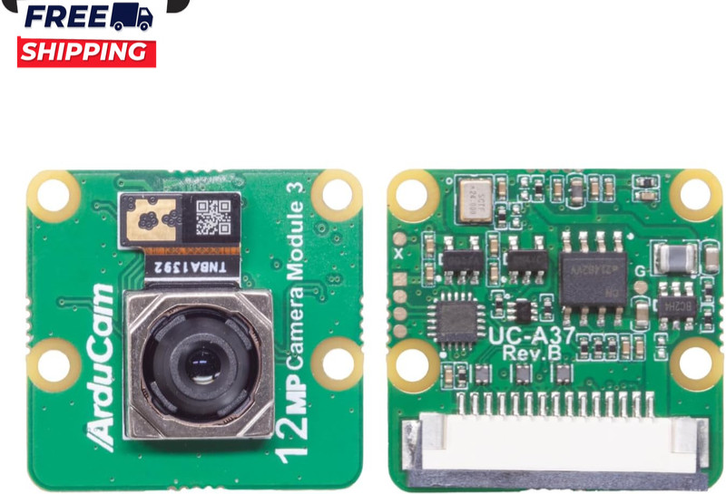 for Raspberry Pi Camera Module 3 12MP IMX708 75°(D) Autofocus