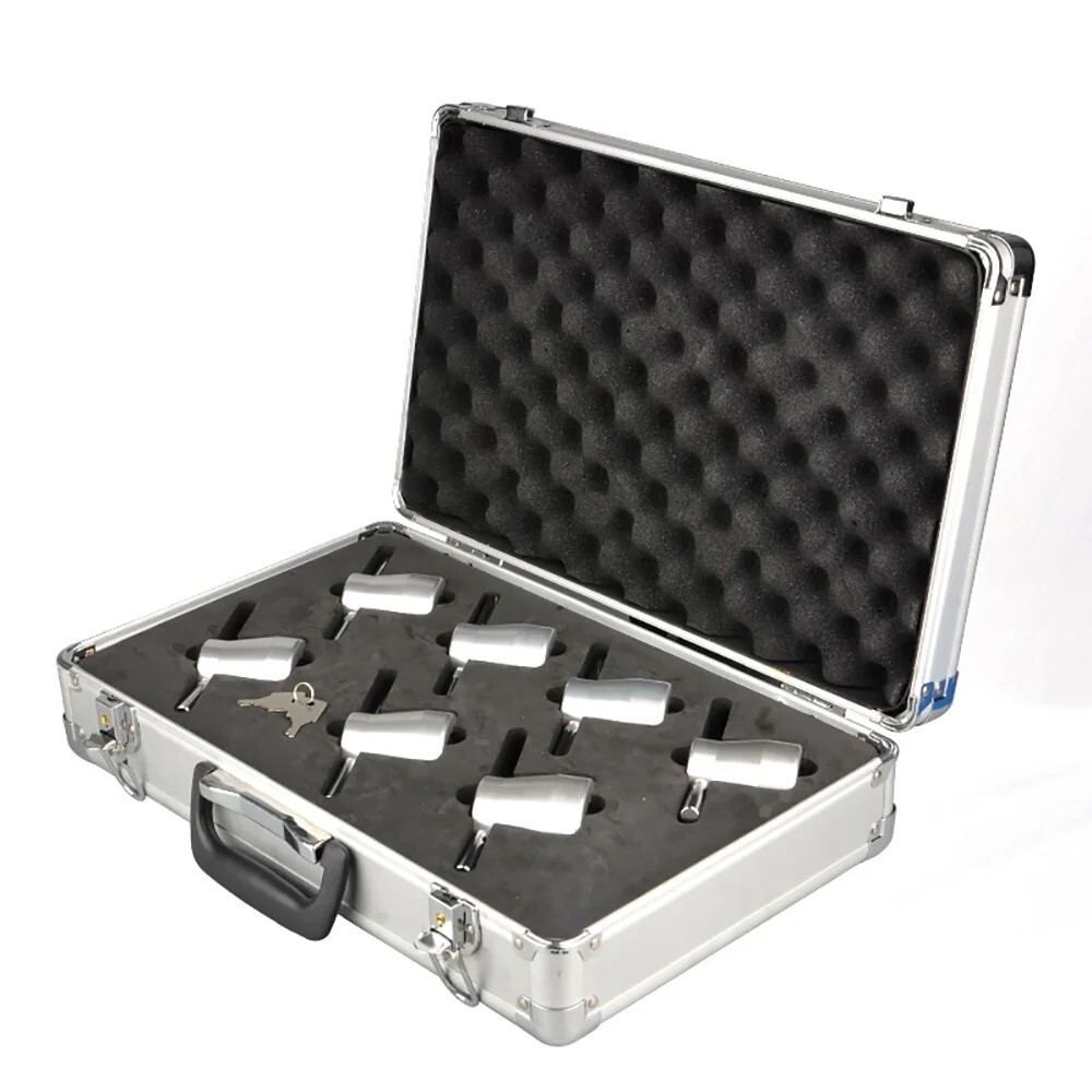 10kv High Voltage Cable Manual Ring Stripper 7PCS Set Cable Head Chamfering Tool