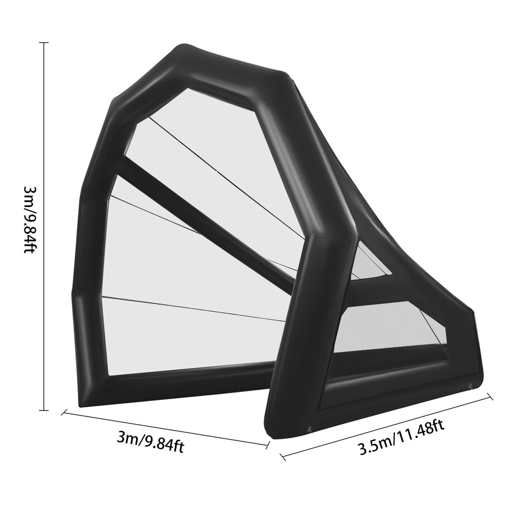 Golf Practice Swing Simulator Net Cage Inflatable Golf Practice Net Cage& Blower